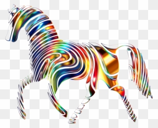 Big Image - Horse Psychedelic Clipart