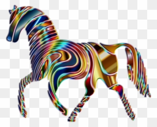 Psychedelia Horse Computer Icons Psychedelic Art Download - Psychedelic Horse Clipart