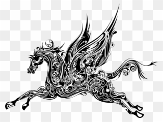 All Photo Png Clipart - Mythical Creature Pegasus Clip Art Transparent Png