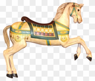 Clip Art Royalty Free Download Polychrome Decorated - Carousel Horse Png Transparent Png