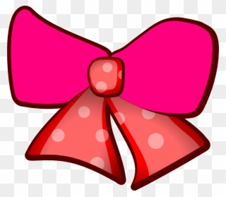 Pink Bows Clip Art - Hair Bow Clipart Png Transparent Png