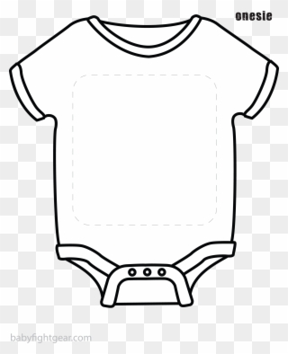 Baby Onesie Template Png Clipart