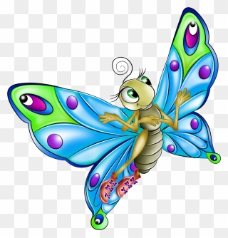 ‿✿⁀butterflies‿✿⁀ Cute Images, Bye Bye, Animal Pictures, - Cartoon Picture Of Butterfly Clipart