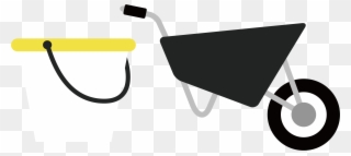 Tool Clipart Wheelbarrow - Png Download