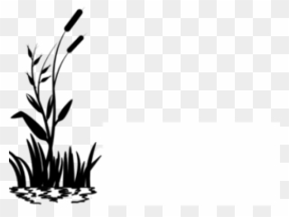 Swamp Clipart Dark - Grass Black And White Clipart - Png Download