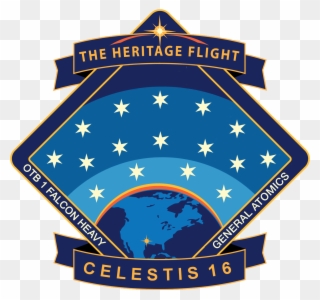 Participant Aboard - - Celestis Falcon Heavy Patch Clipart