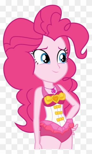 Vector Models Swimsuit - Mlp Pinkie Pie Funny Faces Clipart