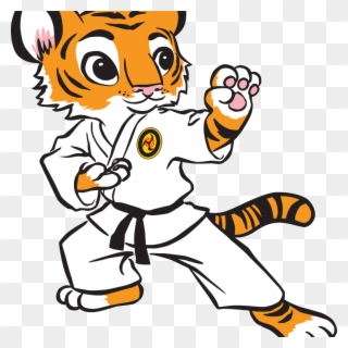 Cartoon Martial Arts Tiger Clipart