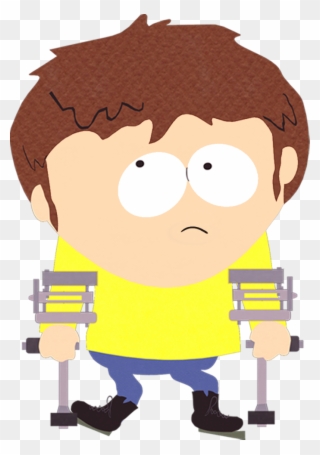 Clipart Man Crutch - Jimmy South Park Png Transparent Png