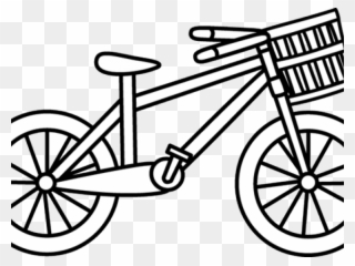Bicycle Clipart Cartoon Bike - Ride A Bike Coloring Pages - Png Download