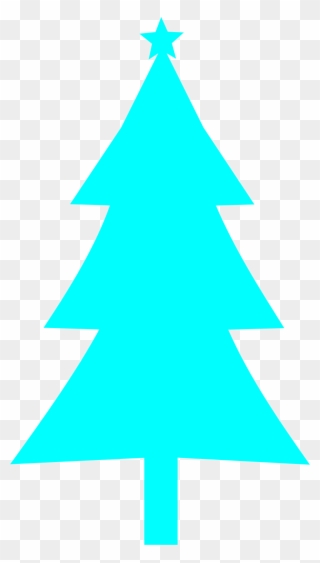 Big Image - Clipart Christmas Tree Silhouette - Png Download