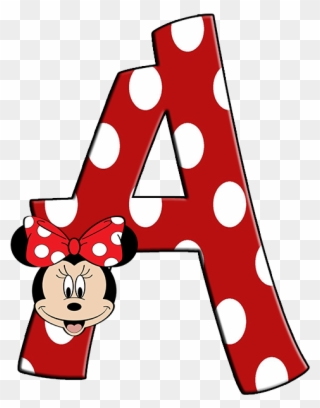 Letter Minnie Mouse Clipart