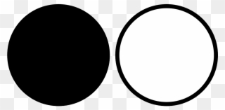 Circle Clipart Black And White - Png Download