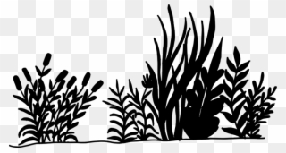 Nature Background Silhouette Png - Flowers Silhouette Transparent Background Clipart