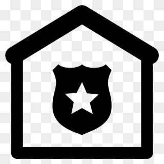 White Police Badge Png - Police Station Icon Png Clipart