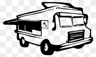 Food Truck Drawing At Getdrawings - Food Truck Transparent Background Clipart