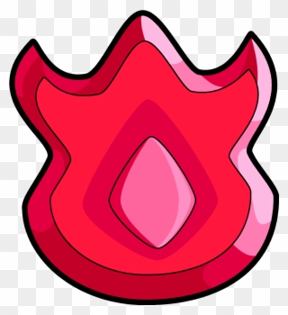 File Volcano Png Bulbapedia The Community Driven - Pokemon Fire Gym Badge Clipart