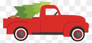 Truck With Tree Clipart - Png Download