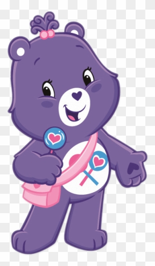 Care Bear Png Photo - Purple Care Bear Cartoon Clipart