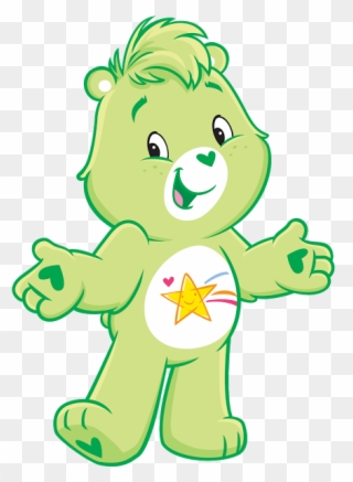 Care Bears 2006 Png's - Green Care Bears Name Clipart