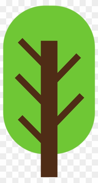 Square Tree Vectorized By @firkin, The Original Posting - Clip Art - Png Download