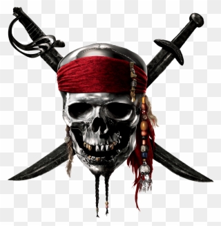 Пират Png - Pirates Of Caribbean Skull Clipart