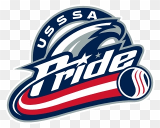 Professional Softball Cliparts - Usssa Pride Softball Logo - Png Download