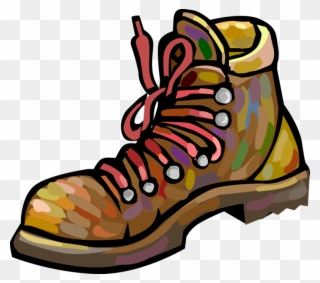 Royalty Free Boots Vector Illustration - Hiking Boots Clip Art - Png Download
