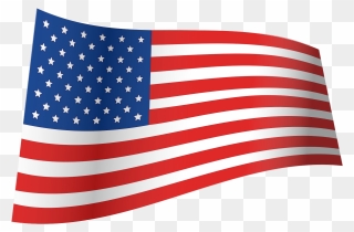 File - Us Flag - Iconic Waving - Svg - Wikimedia Commons - Transparent Background Usa Flag Png Clipart