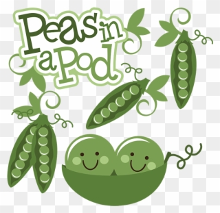Two Peas In A Pod Image - Peas In A Pod Clipart - Png Download