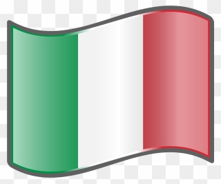 Italian Flag Wave - Flag Of Italy Clipart