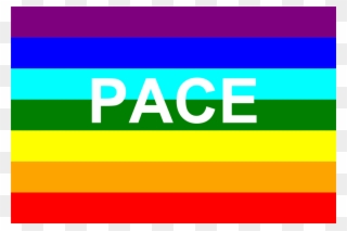Peace Flag Rainbow Flag - Rainbow Flag Peace Symbol Clipart