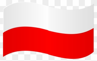Poland Clipart Polish Flag - Polish Flag Clipart Transparent - Png Download