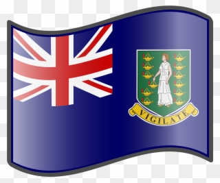 Flag Of The British Virgin Islands - British Virgin Islands Flag Clipart