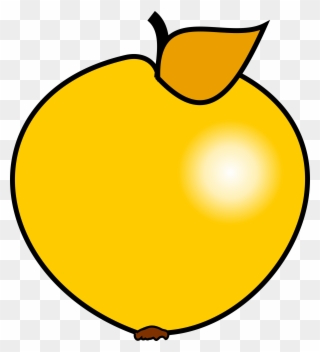 Apple Clipart Big Yellow - Golden Apple Minecraft Texture Pack - Png Download