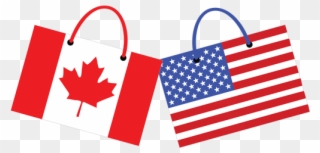 Our Canadian Duty Calculator Offers Cross Border Shoppers - Us Flag Clipart
