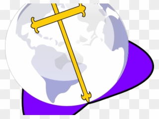 Globe Clipart Cross - Png Download