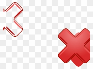 Red Cross Clipart Wrong Answer - Png Download