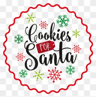 Cookies For Santa Or Dropbox - Cookies For Santa Svg Free Clipart