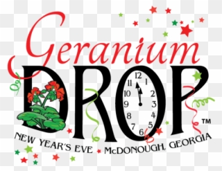 The Geranium Drop New Year's Eve Celebration - New Year's Eve Clipart