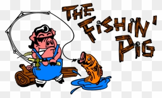Fishin Pig Clipart