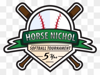"horse Nichol Softball Tournament 5 Years" - Vector Graphics Clipart