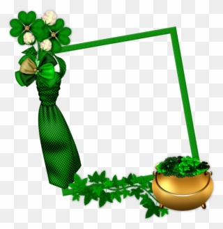 Cadre Saint Patricks Day Pictures - St Patrick's Day Frames Clipart - Png Download