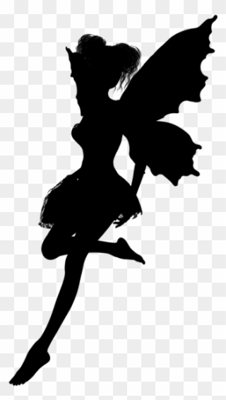 Elf Pixie Fairy Clip Art - Elf Silhouette Fantasy - Png Download ...