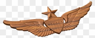 Cnc Military Emblems Us Army Qualification Badge Models - United States Aviator Badge Clipart