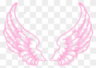 Ftestickers Fantasyart Wings Fairy Angel Pink - Dibujo Corazon Con Alas Clipart