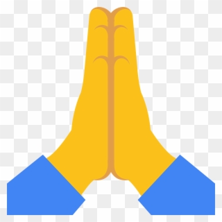 Prayer Hands Emoji Png - Praying Hands Emoji Vector Clipart
