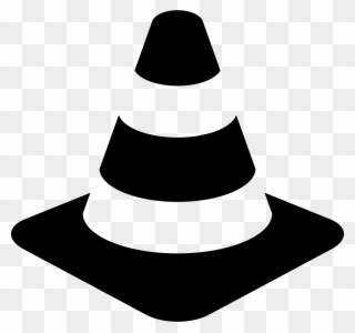 Cone Clipart Safety Cone - Traffic Cone Icon - Png Download