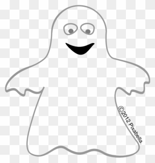 2013 - Cute Ghost Clipart - Png Download