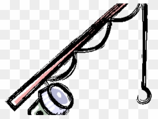 Fishing Pole Clipart Bobber - Fishing Pole Clipart - Png Download